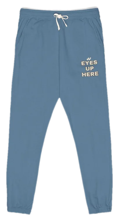 Eyes up here.