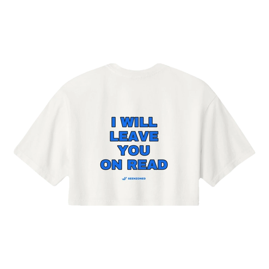I will leave you on read.