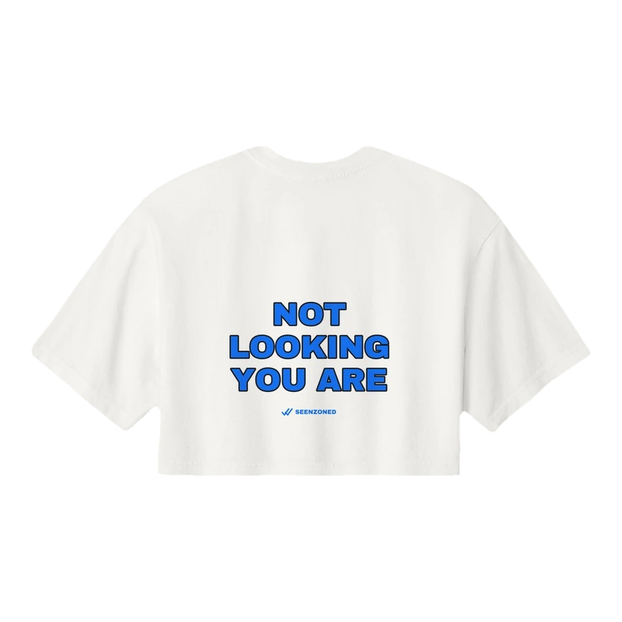 Not looking. You are.