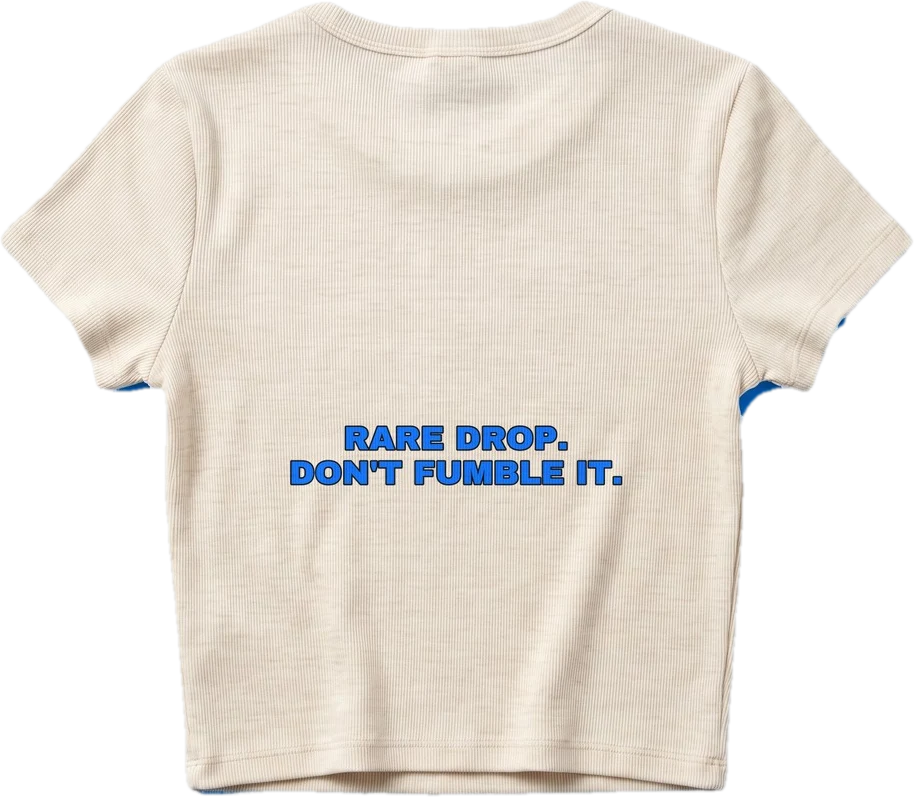 Rare drop. Don't fumble it. — Seen Zoned