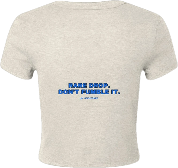 Rare drop. Don't fumble it. — Seen Zoned